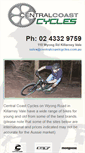 Mobile Screenshot of centralcoastcycles.com.au