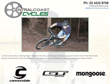 Tablet Screenshot of centralcoastcycles.com.au